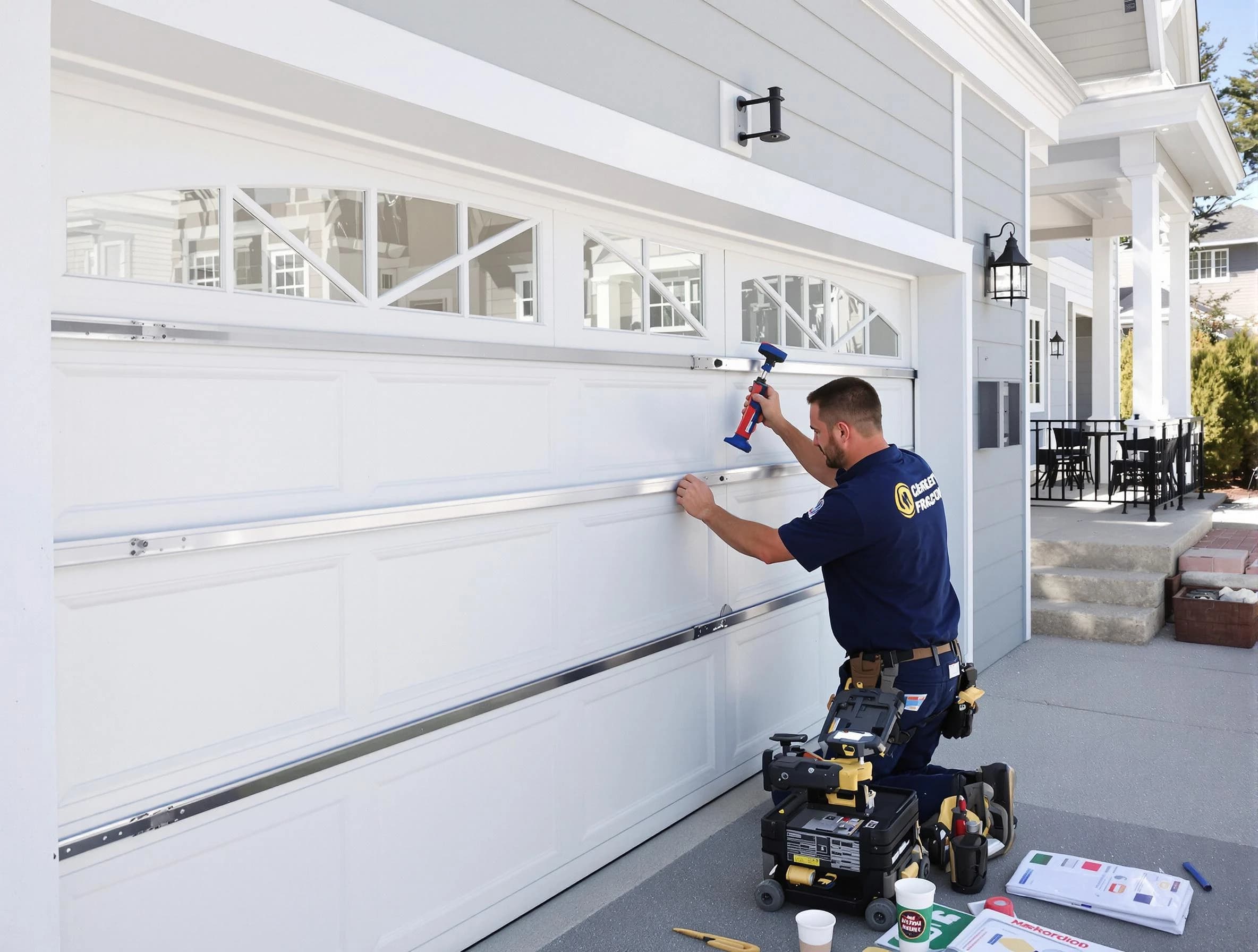 Professional garage door installation by Montgomery Garage Door Repair in Montgomery