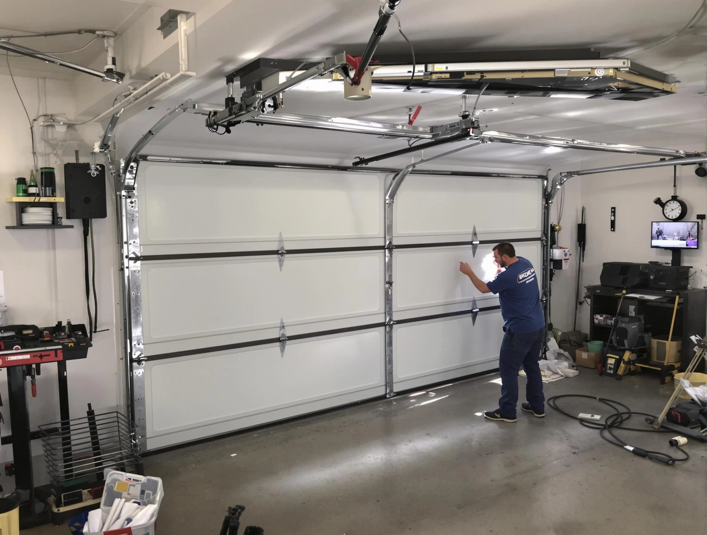 Professional garage door repair service by Montgomery Garage Door Repair in Montgomery