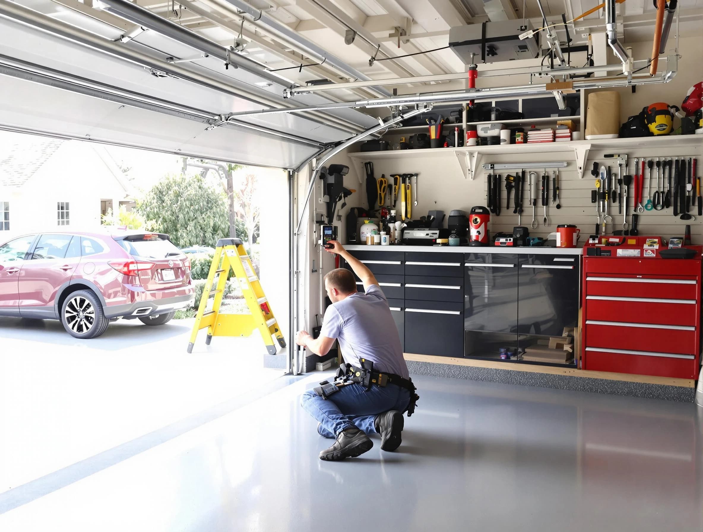 Local garage door repair service by Montgomery Garage Door Repair in Montgomery