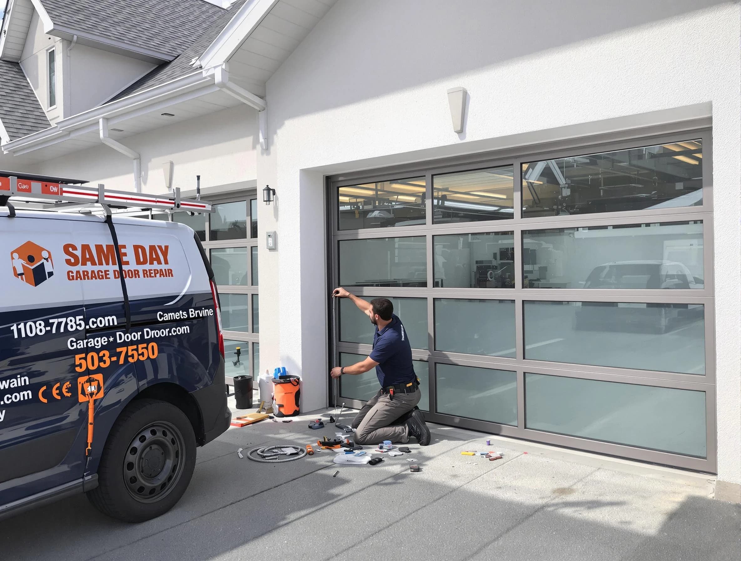 Same-day garage door repair service by Montgomery Garage Door Repair in Montgomery